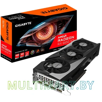 Видеокарта Gigabyte Radeon RX 6650 XT Gaming OC 8G (GV-R665XTGAMING OC-8GD) картинка 8
